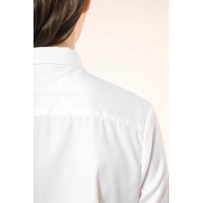 Camisa sarga manga larga chica