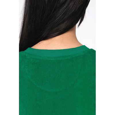 Camiseta de rizo para mujer corte oversize