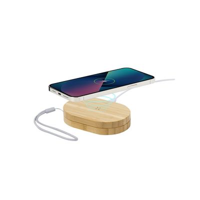 Cargador Qi 15W con Set de Cables