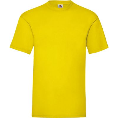 Camiseta hombre algodón cuello redondo Yellow S