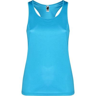 Camiseta tirantes transpirable Turquesa L