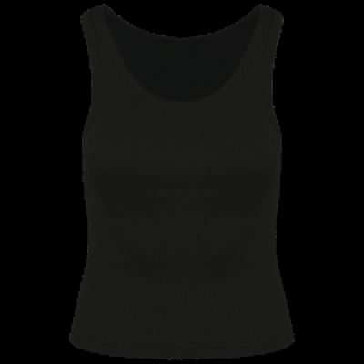 Camiseta de tirantes para chica Black S