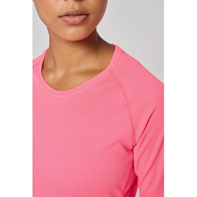 Camiseta de deporte manga larga poliéster