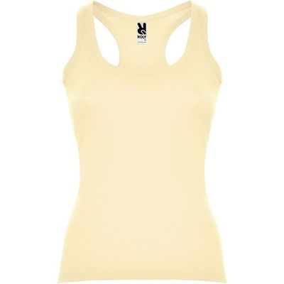 Camiseta entallada estilo nadadora Amarillo Sweet S