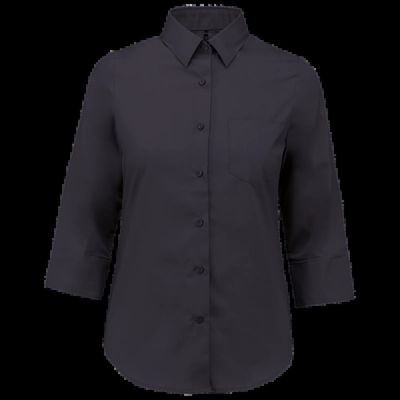 Camisa popelina media manga mujer Zinc M