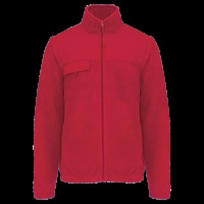 Cazadora de polar con mangas extraíbles Red L