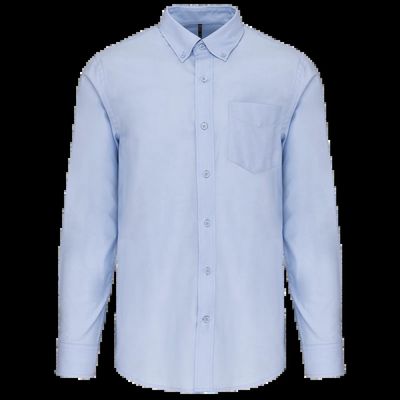 Camisa oxford hombre algodón poliéster Oxford Blue L