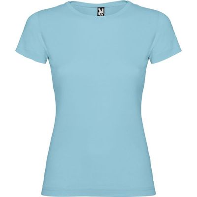 Camiseta de manga corta entallada Celeste S