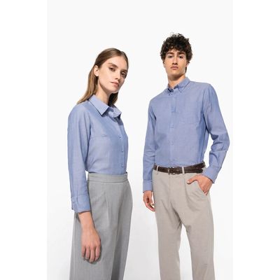 Camisa oxford hombre algodón poliéster