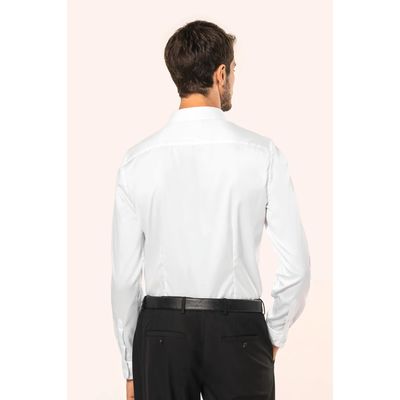 Camisa sarga manga larga