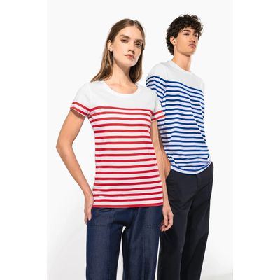 Camiseta marinera de algodón para hombre