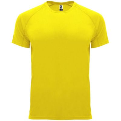 Camiseta técnica manga corta cuello redondo Amarillo 12