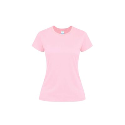 Camiseta Algodón Mujer Colores S a XXL Rosa M