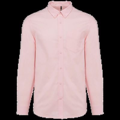 Camisa oxford hombre algodón poliéster Oxford Pale Pink M