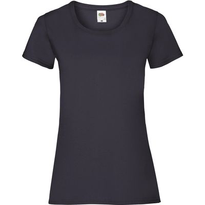 Camiseta entallada mujer 100% algodón Deep Navy Xs