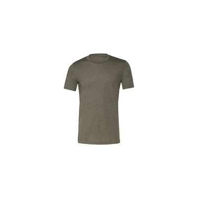 Camiseta hombre algodón poliéster Heather Military Green S