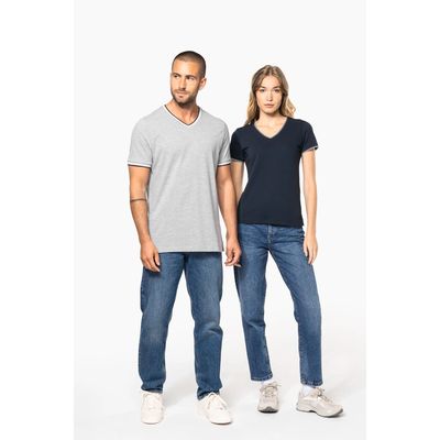 Camiseta de punto piqué mujer