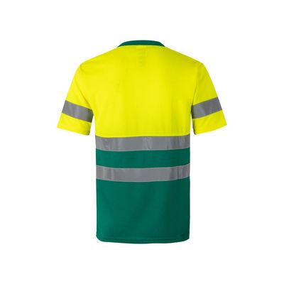 Camiseta técnica con bandas reflectantes