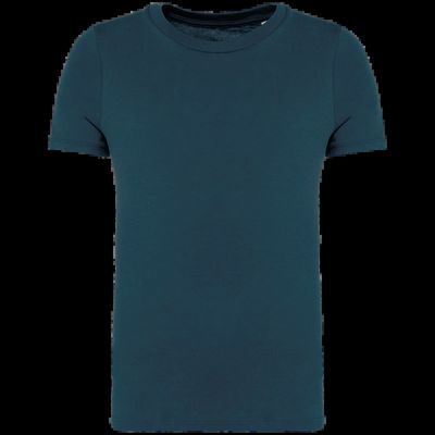 Camiseta algodón orgánico infantil Peacock Blue 6/8 Ans