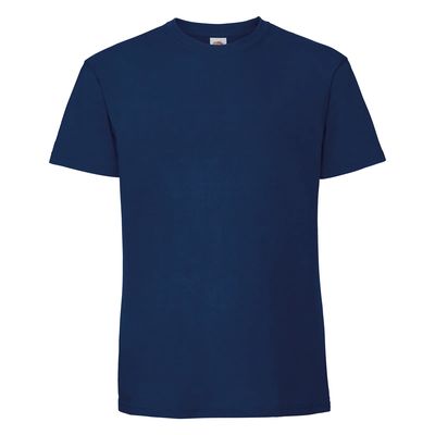 Camiseta Efecto piel de melocotón Navy L