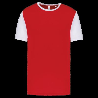 Camiseta bicolor infantil Sporty Red / White 10/12 Ans