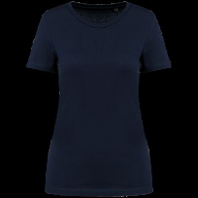 Camiseta de algodón de calidad para mujer Deep Navy L