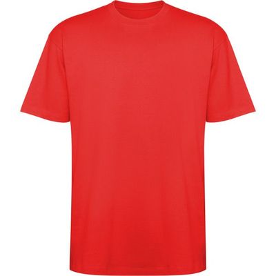 Camiseta oversize de manga corta Rojo L