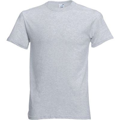 Camiseta niños algodón cuello redondo Heather Grey 3/4 Ans