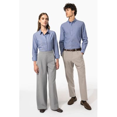 Camisa oxford hombre algodón poliéster