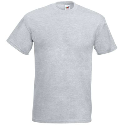 Camiseta manga corta algodón Heather Grey Xxl