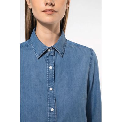 Camisa Denim algodón para mujer