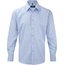 Camisa de manga larga para hombre tejido espiga Light Blue S