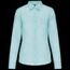 Camisa popelina polialgodón mujer Ice Mint Xs