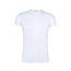 Camiseta adulto blanca transpirable textura algodón Blanco M