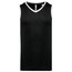 Camiseta de baloncesto para hombre Black / White S