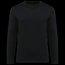 Camiseta cuello de pico hombre manga larga Black S