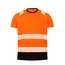 Camiseta de seguridad reciclada Orange / Black S/M