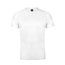 Camiseta técnica adulto de colores y tejido altamente transpirable  Blanco S