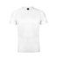 Camiseta técnica adulto de colores y tejido altamente transpirable  Blanco XL