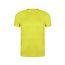 Camiseta técnica adulto transpirable de colores algunos fluorescentes Amarillo L