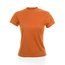 Camiseta técnica mujer transpirable en varios colores Naranja L
