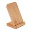 Cargador Soporte de Bambú 5W Madera