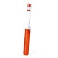 Cepillo de dientes bicolor plegable Rojo Talla Única Adulto