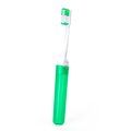 Cepillo de dientes bicolor plegable Verde Helecho