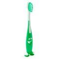 Cepillo de dientes infantiles con ventosas Verde Helecho Talla Única Infantil