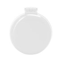 Cepillo de bolsillo plegable con espejo Blanco