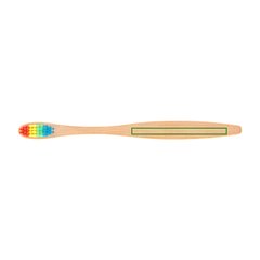 Cepillo Bambú con Cerdas Multicolor | Frontal | 70 x 5
