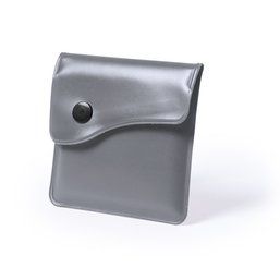 Cenicero de bolsillo con interior en aluminio ignífugo Plateado