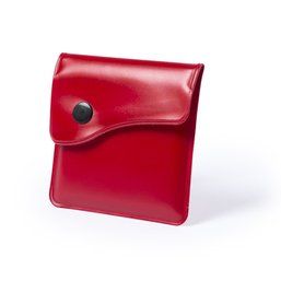 Cenicero de bolsillo con interior en aluminio ignífugo Rojo
