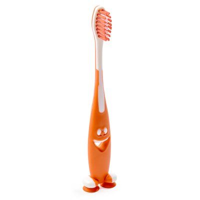 Cepillo de dientes infantiles con ventosas Naranja Talla Única Infantil